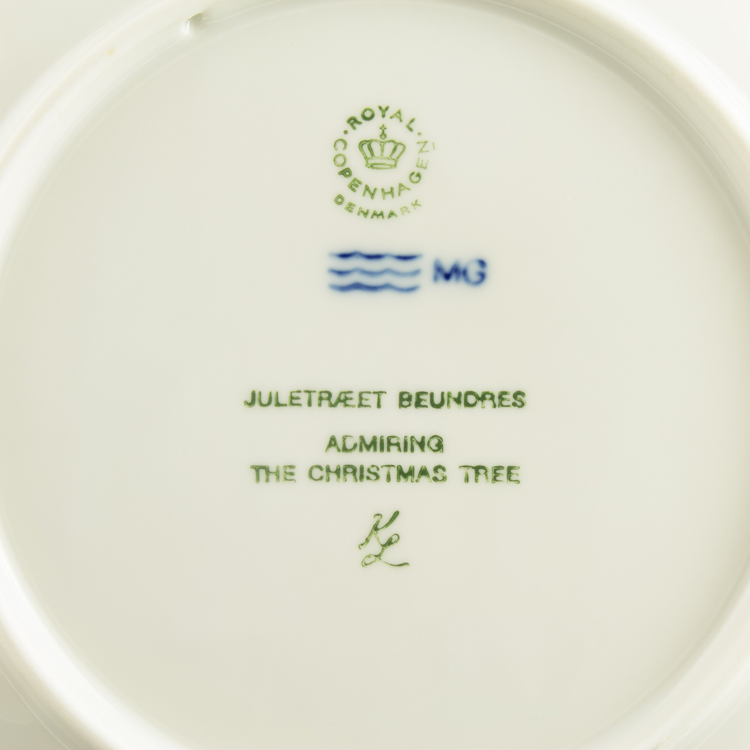 ROYAL COPENHAGEN PIATTO DI NATALE 1981 ORIGINALE PORCELLANA PRIMA SCELTA