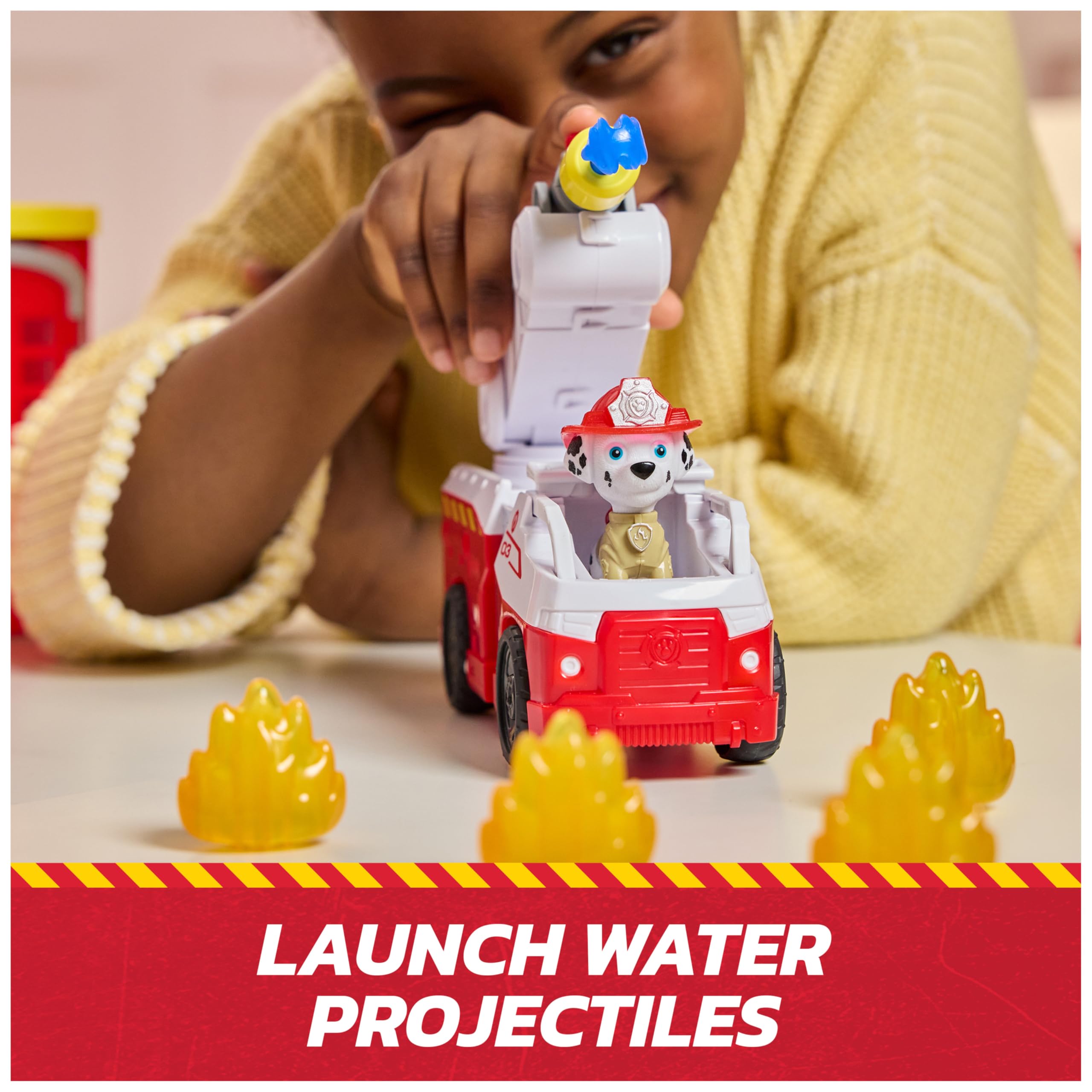 Centrum dowodzenia ratownictwem strażackim PAW Patrol z figurką Marshalla, zabawkami dla dzieci dla chłopców i dziewcząt w wieku od 3 lat