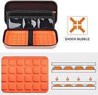 Vista 3 de Funda rígida para calculadora gráfica de color Texas Instruments TI-84 Plus CE/TI-84 Plus/TI-83 Plus CE/Casio fx-9750GIII, soporte de almacenamiento