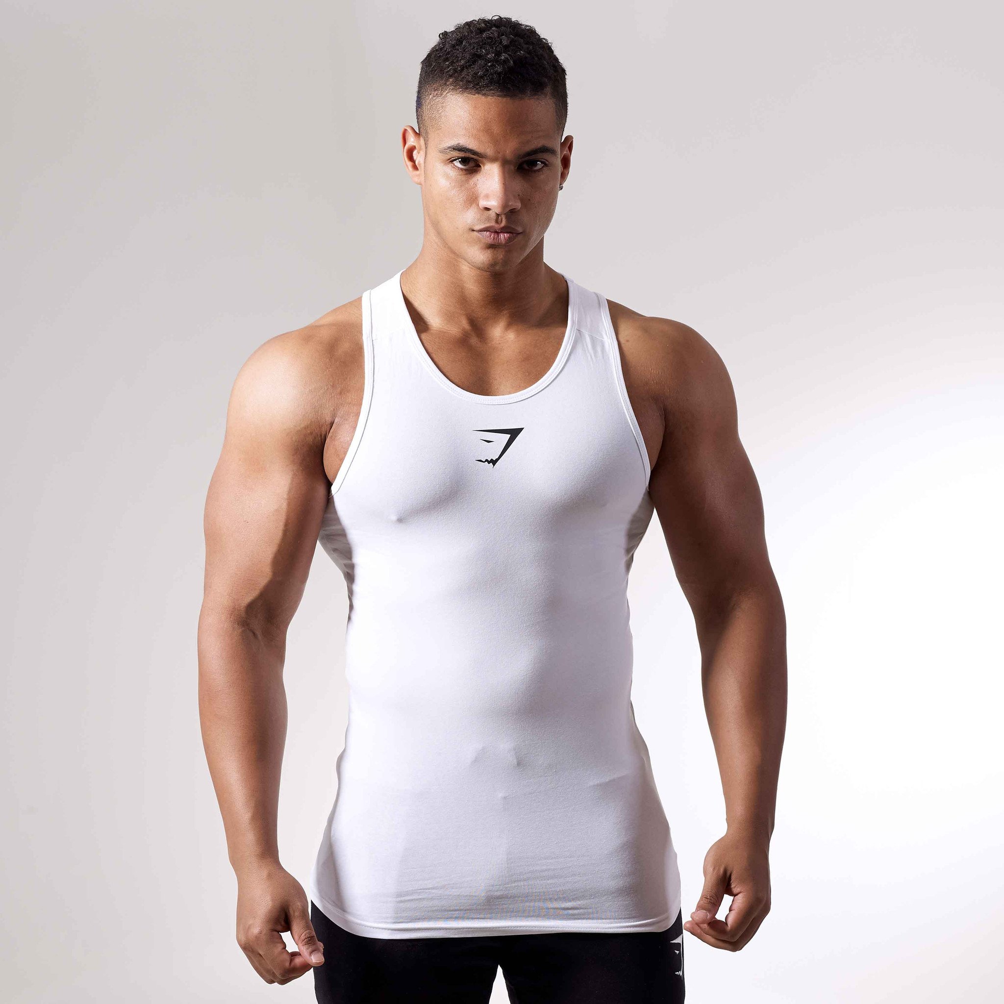 Amazon.co.jp: GymShark ジムシャーク ION タンクトップ ホワイト M 