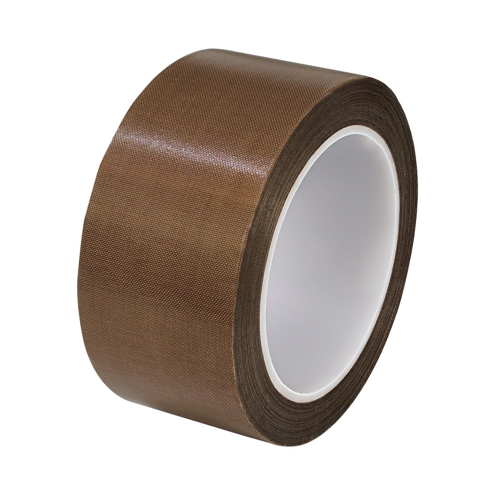 Hoerev Brown Glass Cloth Coated Ptfe Teflon Adhesive Tape,Thickness 0.13Mm,50.8Mmx30m