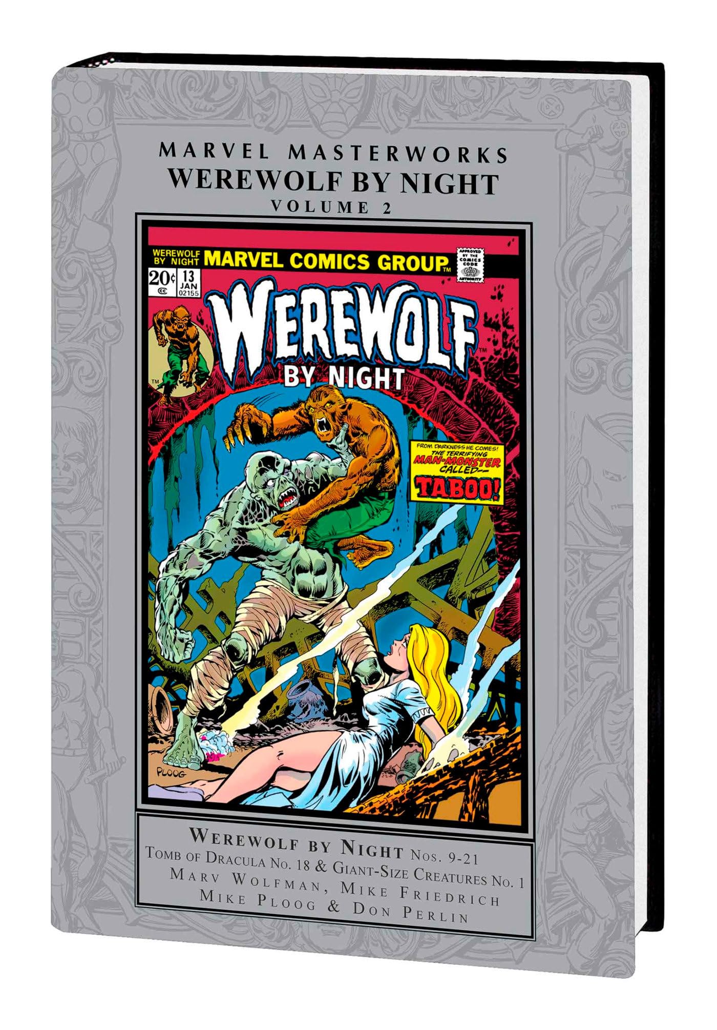 Marvel Various Masterworks Werewolf By Night Vol. 2 Hardback Book White
