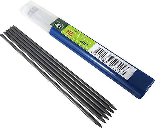 Miniatura 3 de Taytools 504020 Portaminas de 0.079 in con 6 puntas y sacapuntas HB