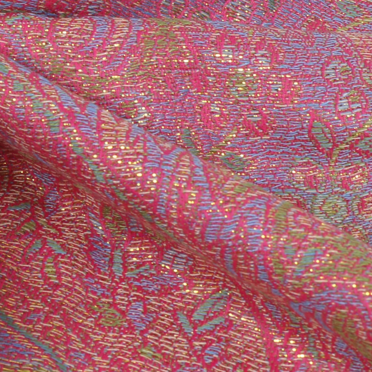 TZ Promise Women's Pashmina Shawl Wrap, Multicolored Paisley Leaf Pattern, Soft Lightweight Evening Rave Scarf - Image 2