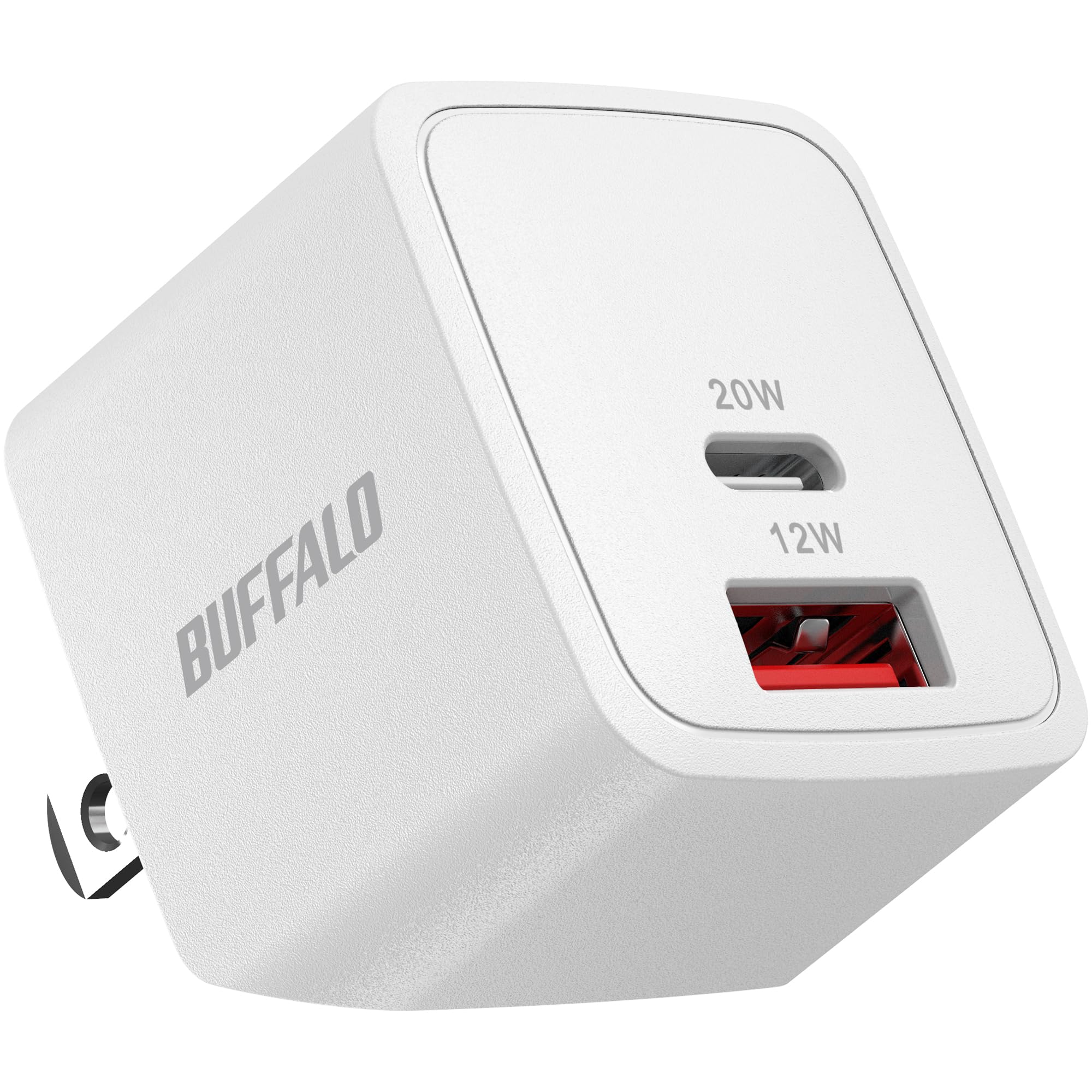 Amazon | バッファロー 充電器 20W 2ポート Type-C Type-A USB PD 