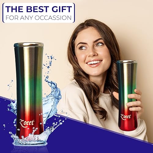 Miniatura 4 de Botella térmica multiusos de acero inoxidable 316 con aislamiento para té de hojas sueltas, café helado y agua con infusión de frutas, vaso de té a