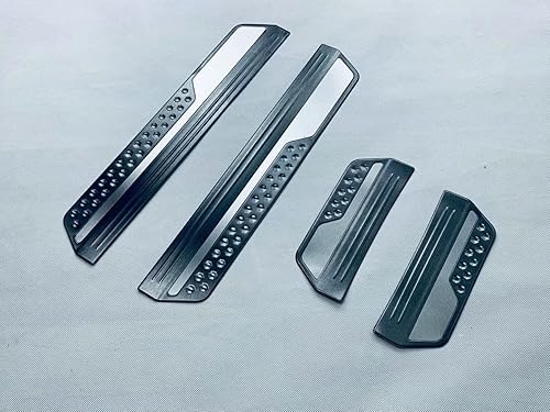 Protector de rayones para umbral de puerta de automóvil, para Honda HRV 2021 HR-V 2022, piezas de accesorios de acero con ABS, cubierta de plástico