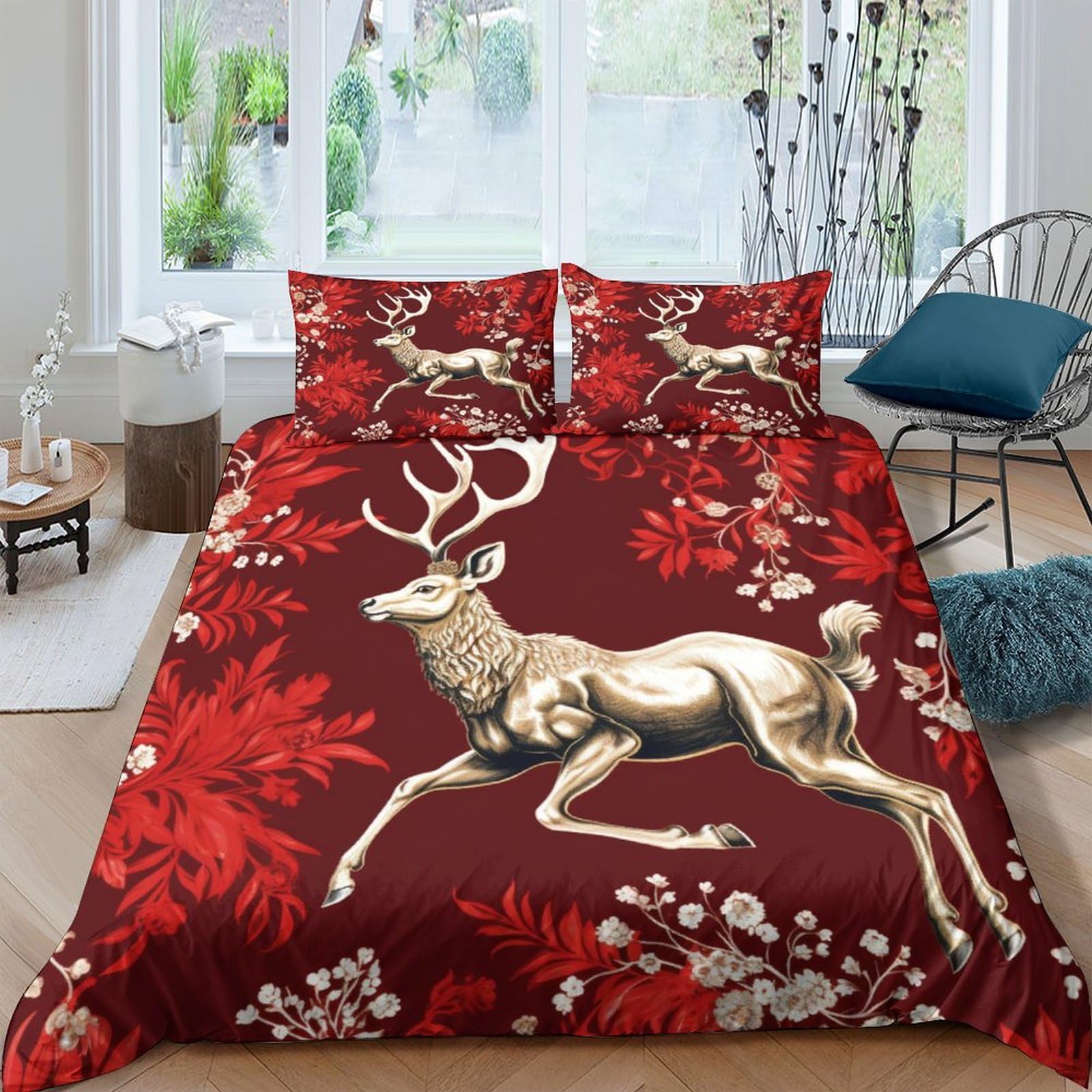 Parure de lit hypoallergénique Faune et Flore en microfibre respirante