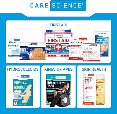 Miniatura 7 de Care Science Almohadillas de vendaje estériles de hidrogel para aliviar quemaduras, 4 unidades | Alivio instantáneo de enfriamiento para quemaduras