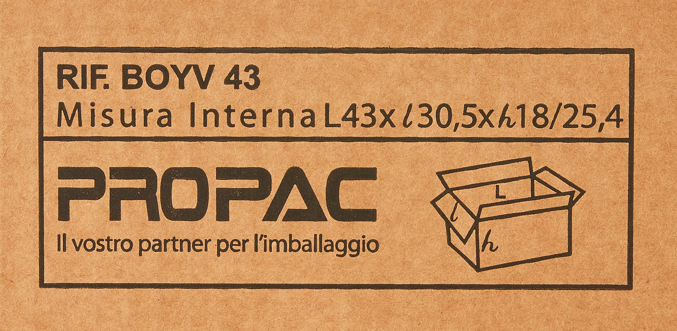 Propac Z-BOYV43 Scatole ad Altezza Variabile, Set di 10 Pezzi