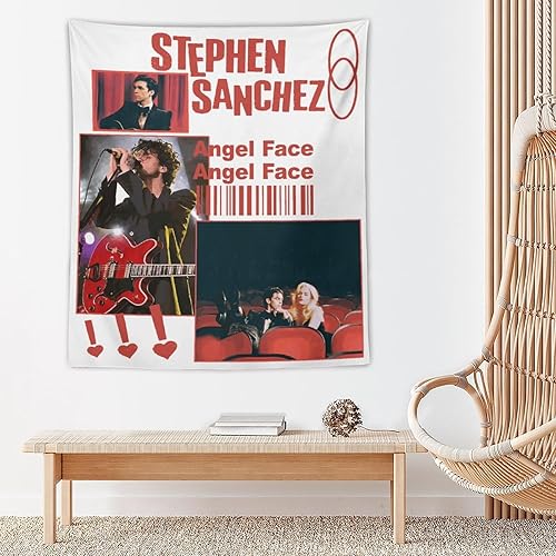 Miniatura 5 de CHOUDHARY American Stephen Singer Sanchez - Tapiz estético, novedoso hip hop para colgar en la pared, tapiz de pared para sala de estar, dormitorio,