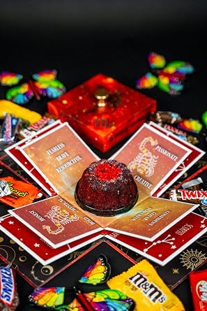 SendaCake Astrology Scorpio Explosion Gift Box - Flying Butterfly Surprise, Candy & Delicious Cakes for Delivery - Gift for All Ages & Ideal for All Occasions