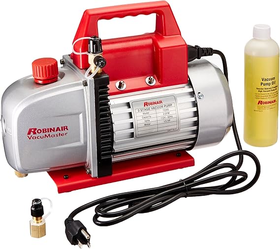 Robinair (15300) VacuMaster Economy Vacuum Pump - 2-Stage, 3 CFM