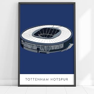 Tottenham Hotspur Poster Stadium - Football Gift - Minimalist Art Print