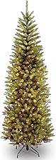 [79% off] National Tree Company 6.5 ft Pre-Lit Downswept Douglas Fir Artificial Christmas Tree, 650 Clear Lights, 1,227 Tips, Includes Stand, Green