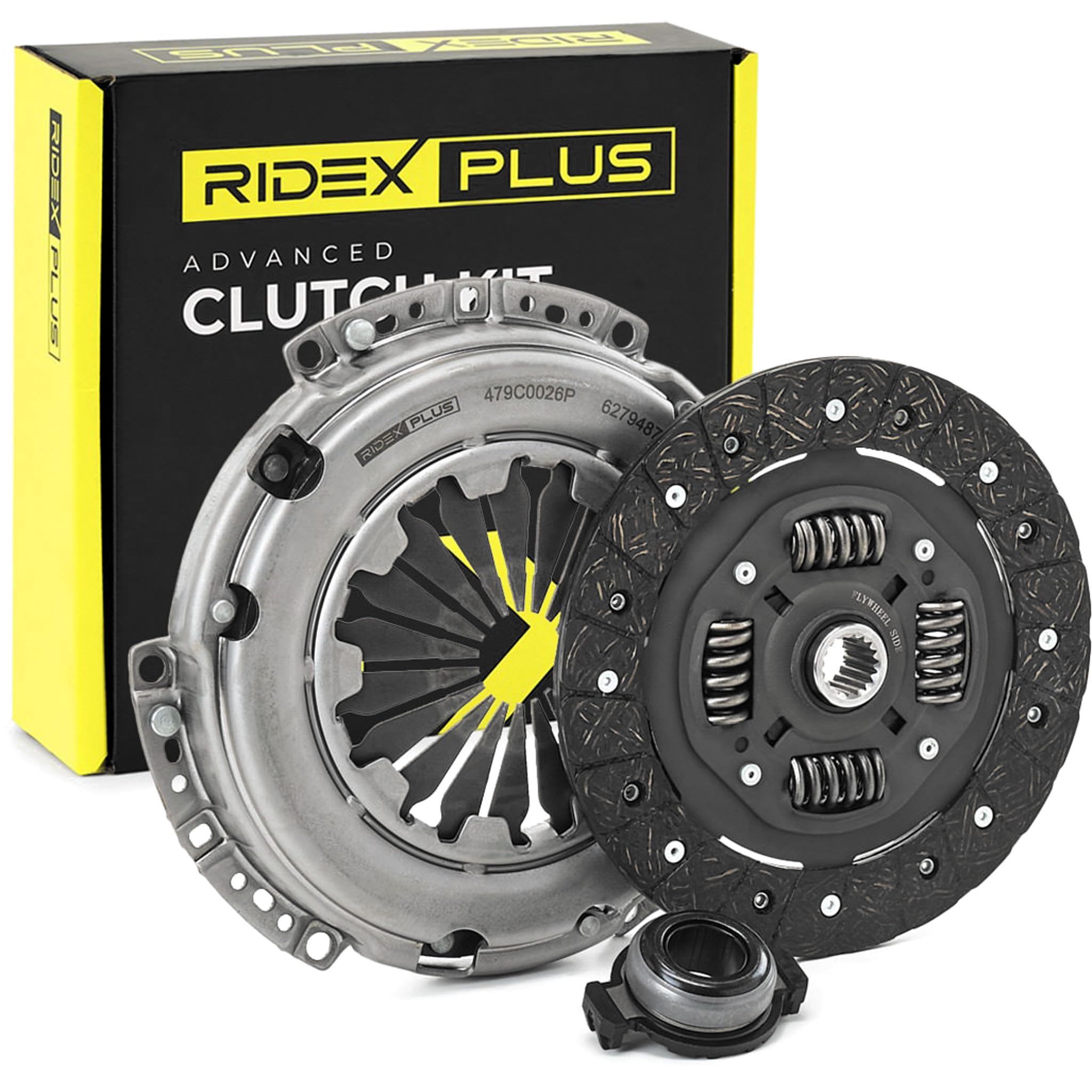 RIDEX PLUS 479C0026P Kit de embrague con cojinete de desembrague Compatible con PEUGEOT 206 Fastback 2A/C