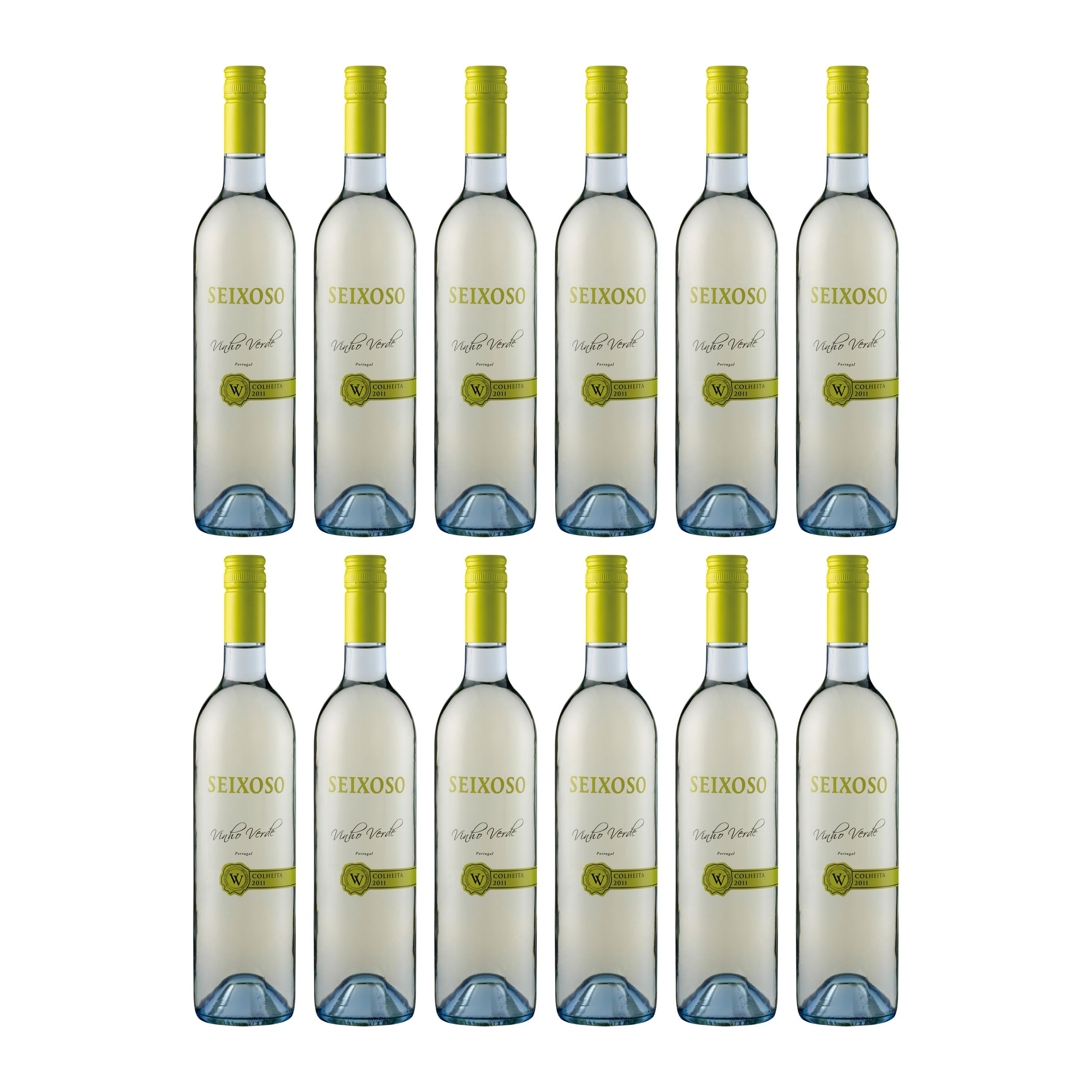 Quinta da Lixa Vinho Verde Seixoso DOC Weisswein Weiss halbtrocken Portugal inkl. FeinWert E-Book (12 x 0.75 l)
