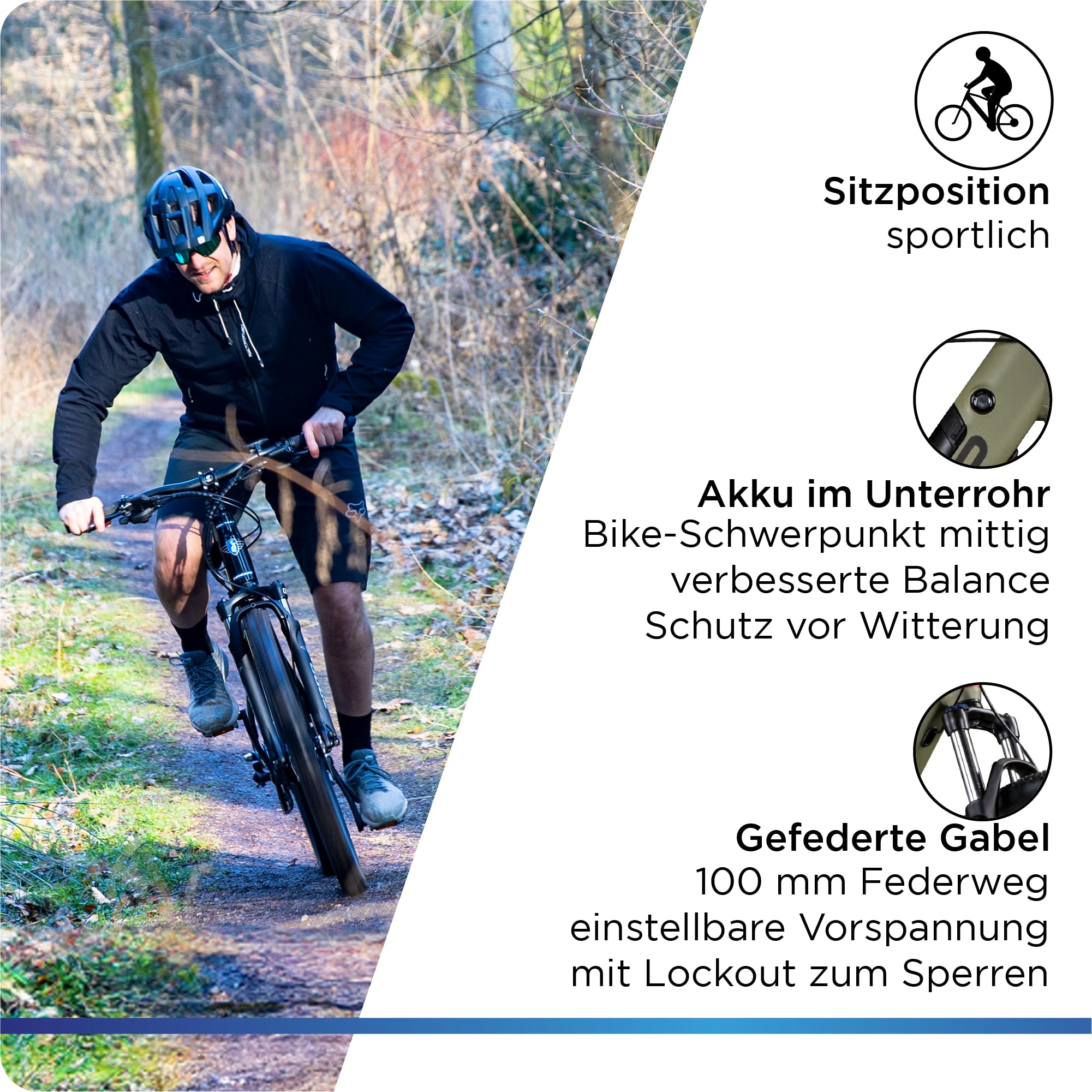 ZÜNDAPP X700 Ebike Mountainbike 27,5 Zoll Fahrrad Damen und Herren 165-190 cm Elektrofahrrad Ananda Mittelmotor 504 Wh Akku MTB Hardtail E Bike Scheibenbremse Pedelec