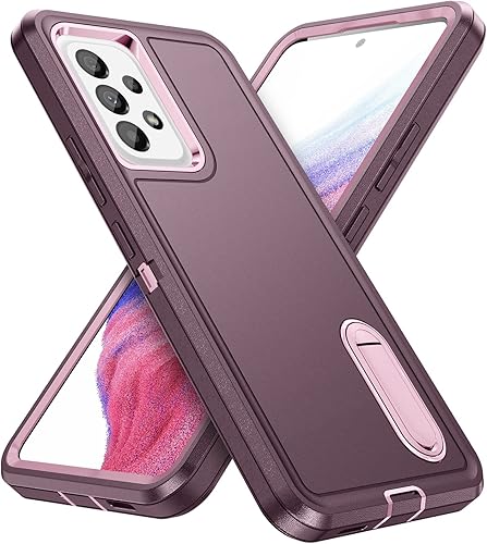 IDweel Funda para Galaxy A53 5G con soporte integrado (2022), protección de alta resistencia, a prueba de golpes, antiarañazos, ajuste delgado,