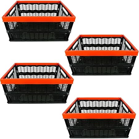 Novaliv Klappboxen Set - 2x 30L Faltbare Aufbewahrungskisten