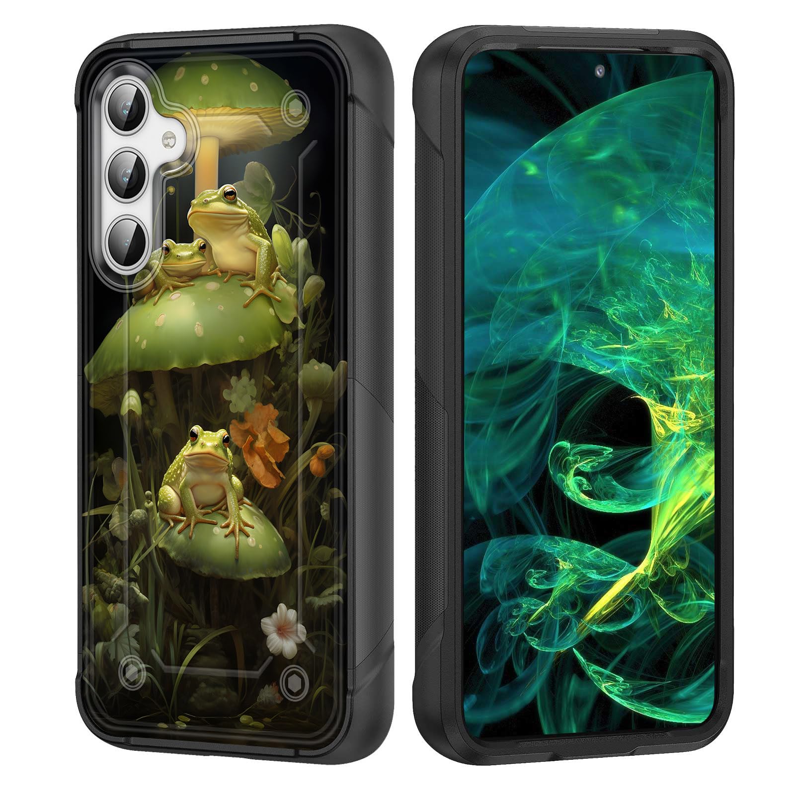 wiaekosef for Galaxy S25 Case,Heavy Duty Dual Layer Hard PC & Soft Silicone Rugged Bumper Shockproof Protective Case for Samsung Galaxy S25 6.2 inch