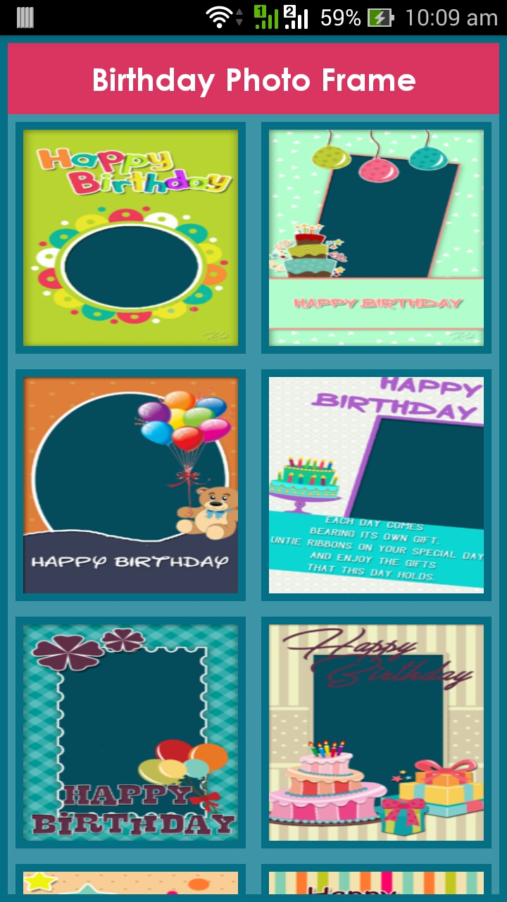 Birthday Photo Frame App on Amazon Appstore