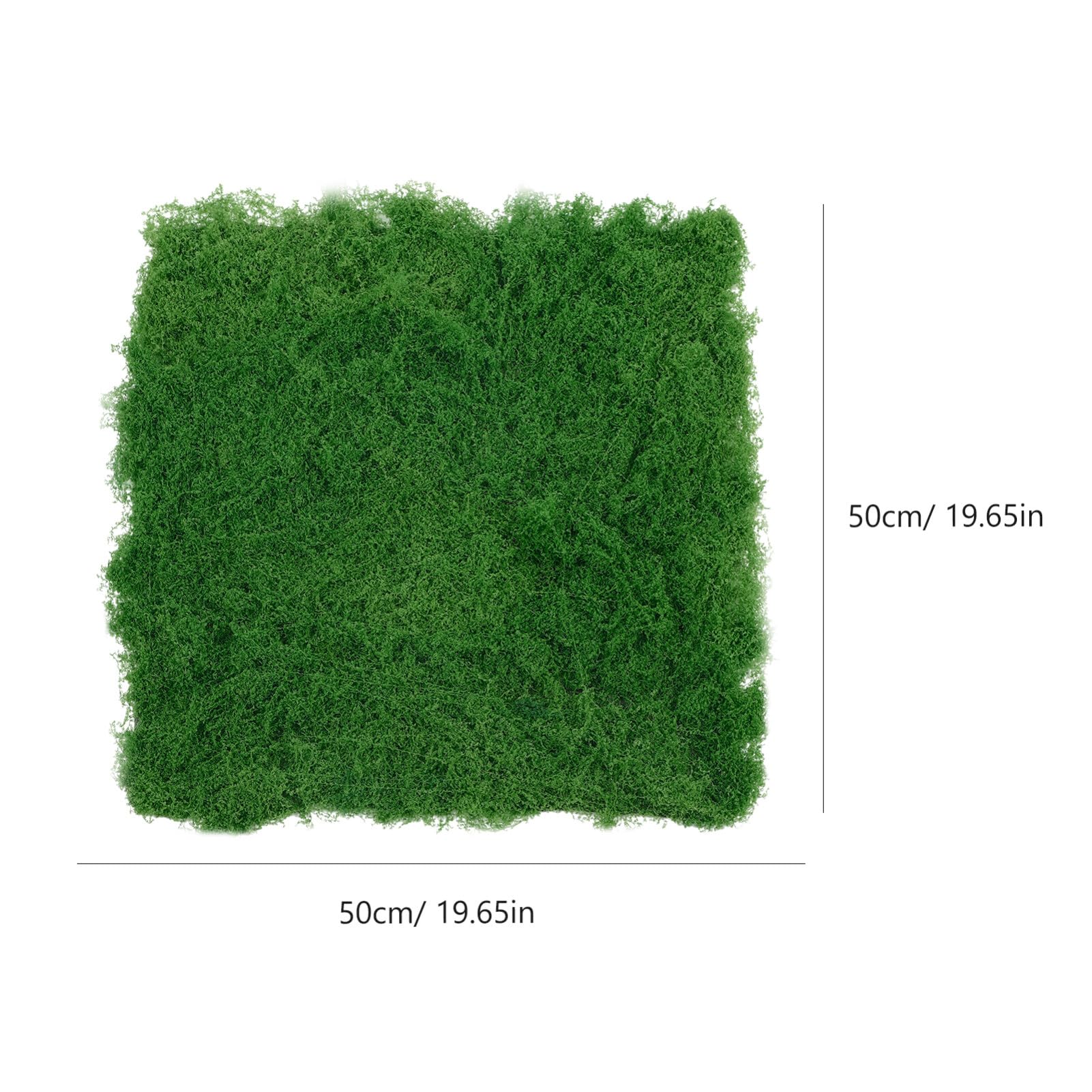 Toddmomy Artificial Moss Rug Green Faux Grass Mat for Outdoor Micro Landscape Decor