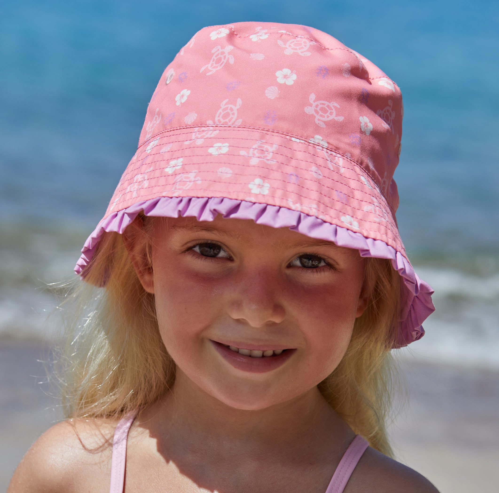 Playshoes Sombrero de protección UV, verde (hawaii), 53