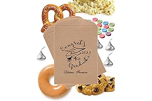 Graduation Cookie Bags 2023 | Rustic Congratulations Candy Buffet