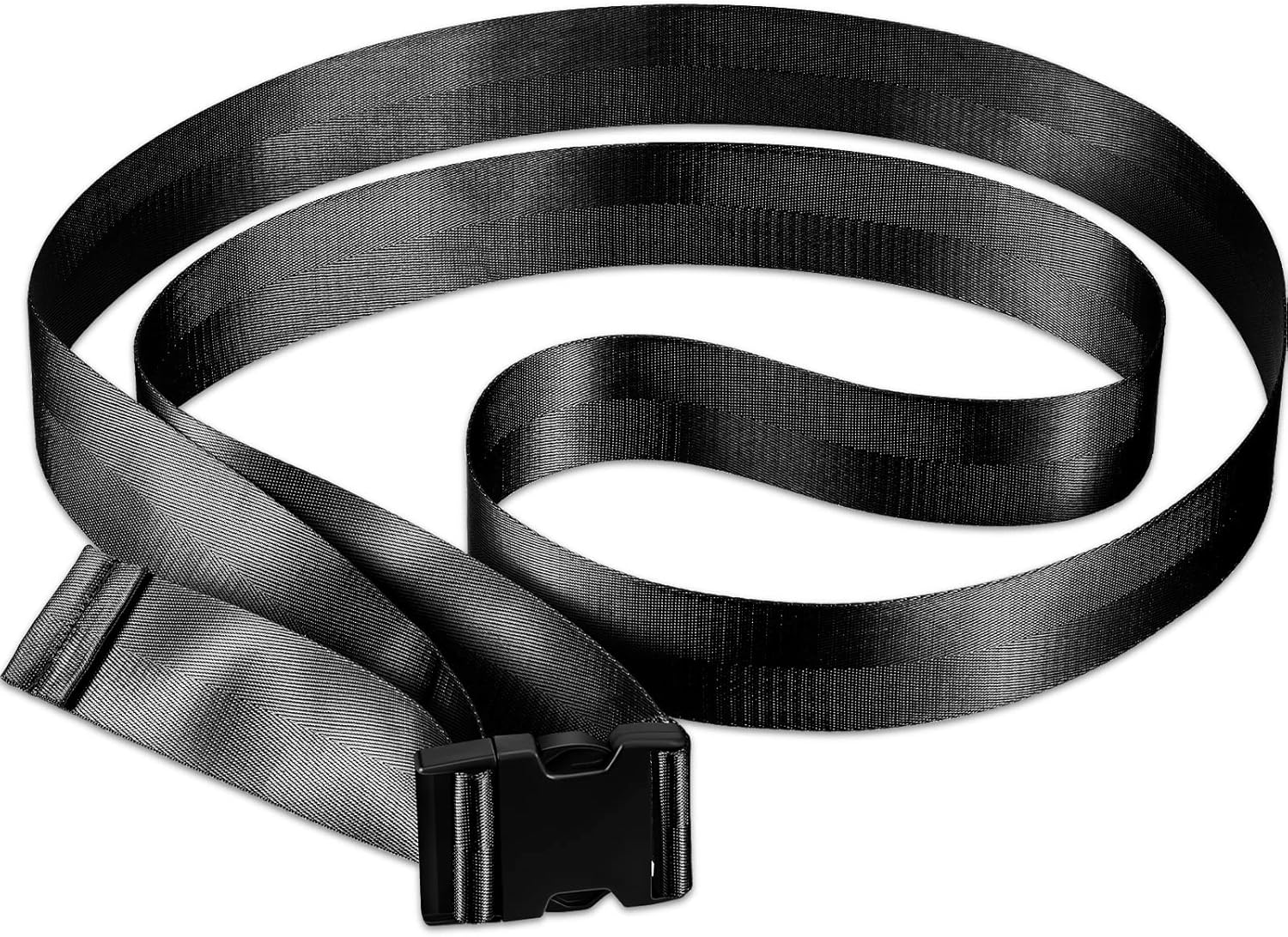 Extremity Mobilization Belt Manual Traction Mobility Strap Adjustable Fun Gait Belts for Stretching Yoga Leg Shoulder Exercise (Black)