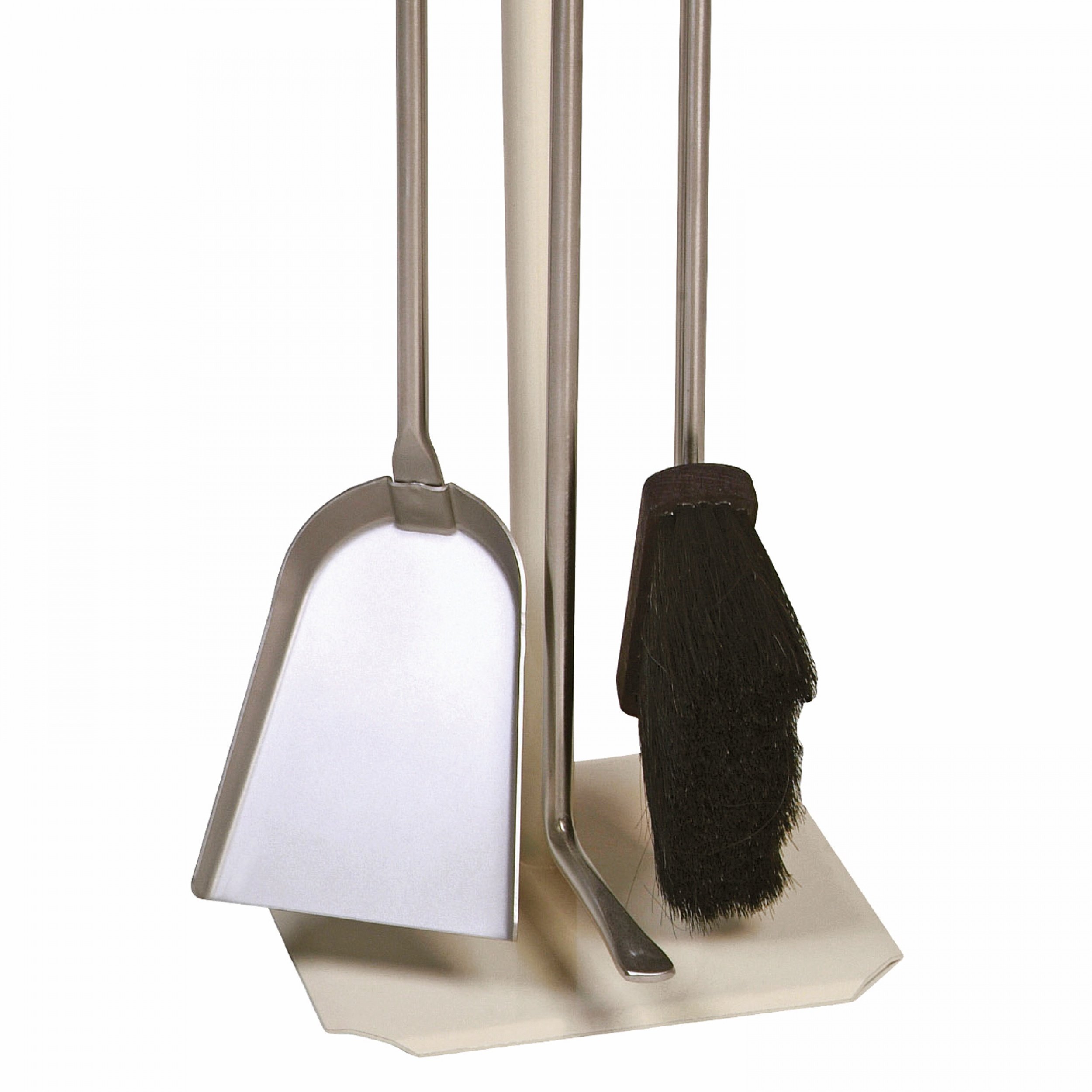 raik 21.02.945.2 Kaminbesteck, 3-teilig, Edelstahl, elfenbeinfarbig, 62cm