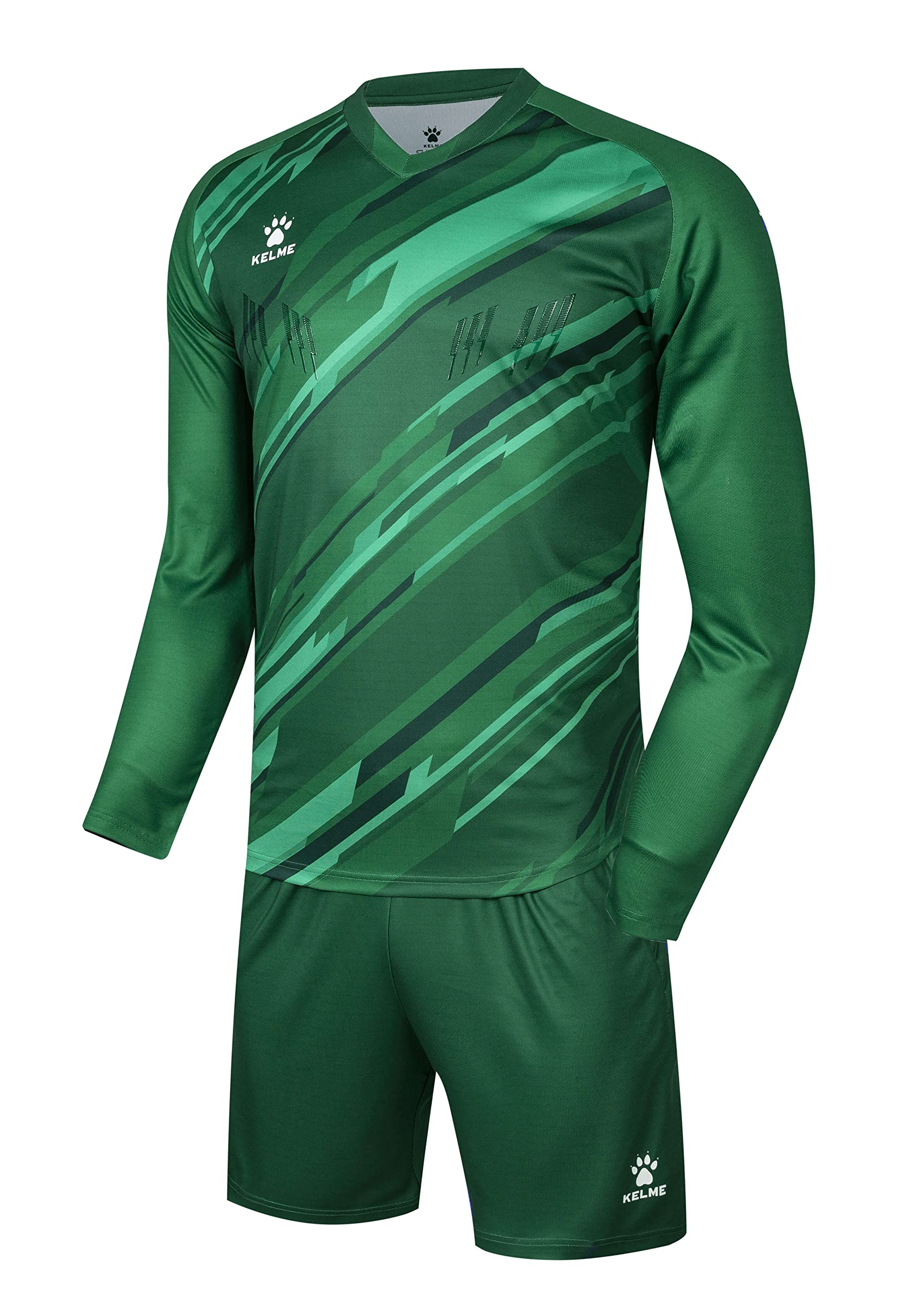 Goalkeeper Jersey Pro Set Bundle - Padded Goalkeeper Shirt and Shorts - Adults and Kids Sizes