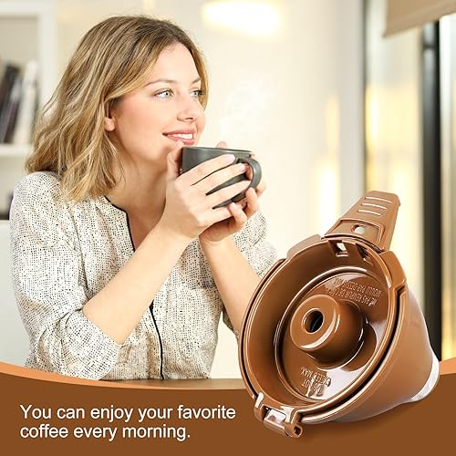 Miniatura 6 de KEEPOW Filtro de café reutilizable para cafetera Hamilton Beach FlexBrew modelos 49974 49975 49976 49979 49979 49950 49966 49957 49954 49947 49940