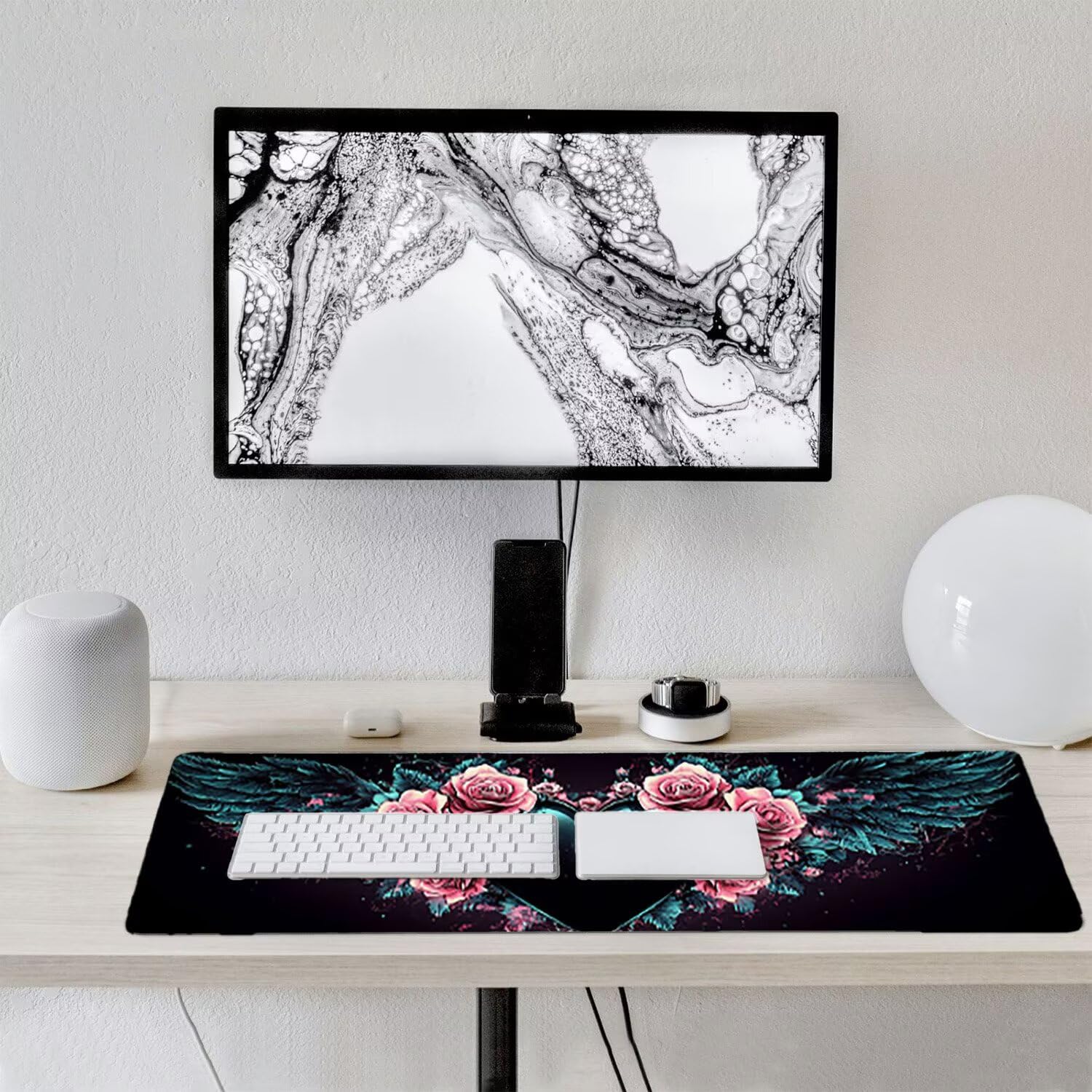 Podkładka pod mysz do gier, 1400 x 600 mm XXL Podkładka pod mysz do gier, duża, antypoślizgowa wodoodporna, rozszerzona długa podkładka pod mysz do klawiatury XXL, akcesoria biurowe, do gier