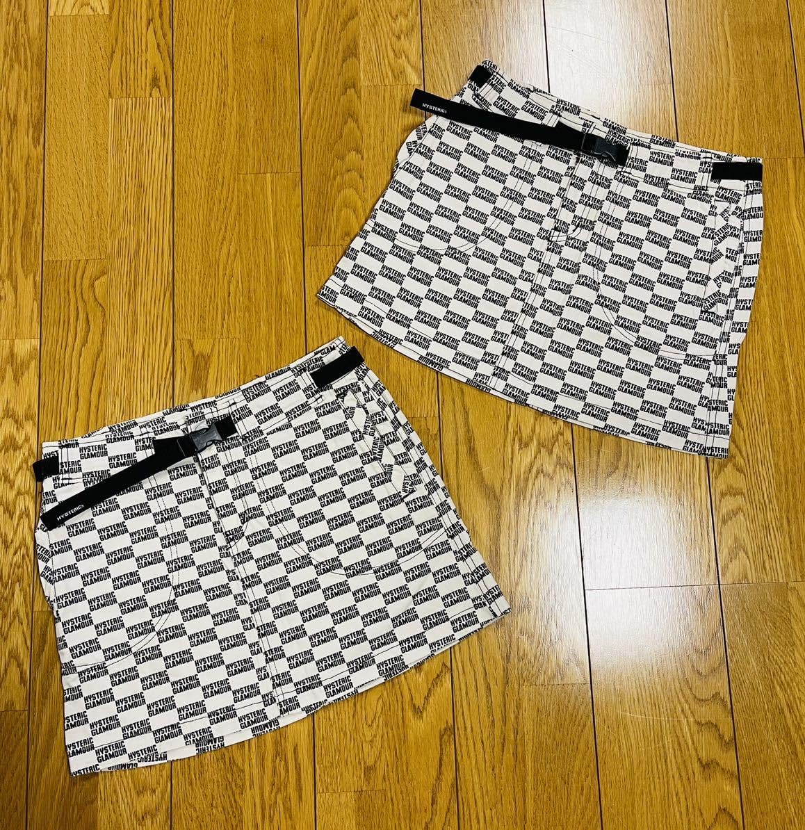 Amazon.co.jp: ヒステリックグラマー ロゴ総柄 台形 ミニスカート  