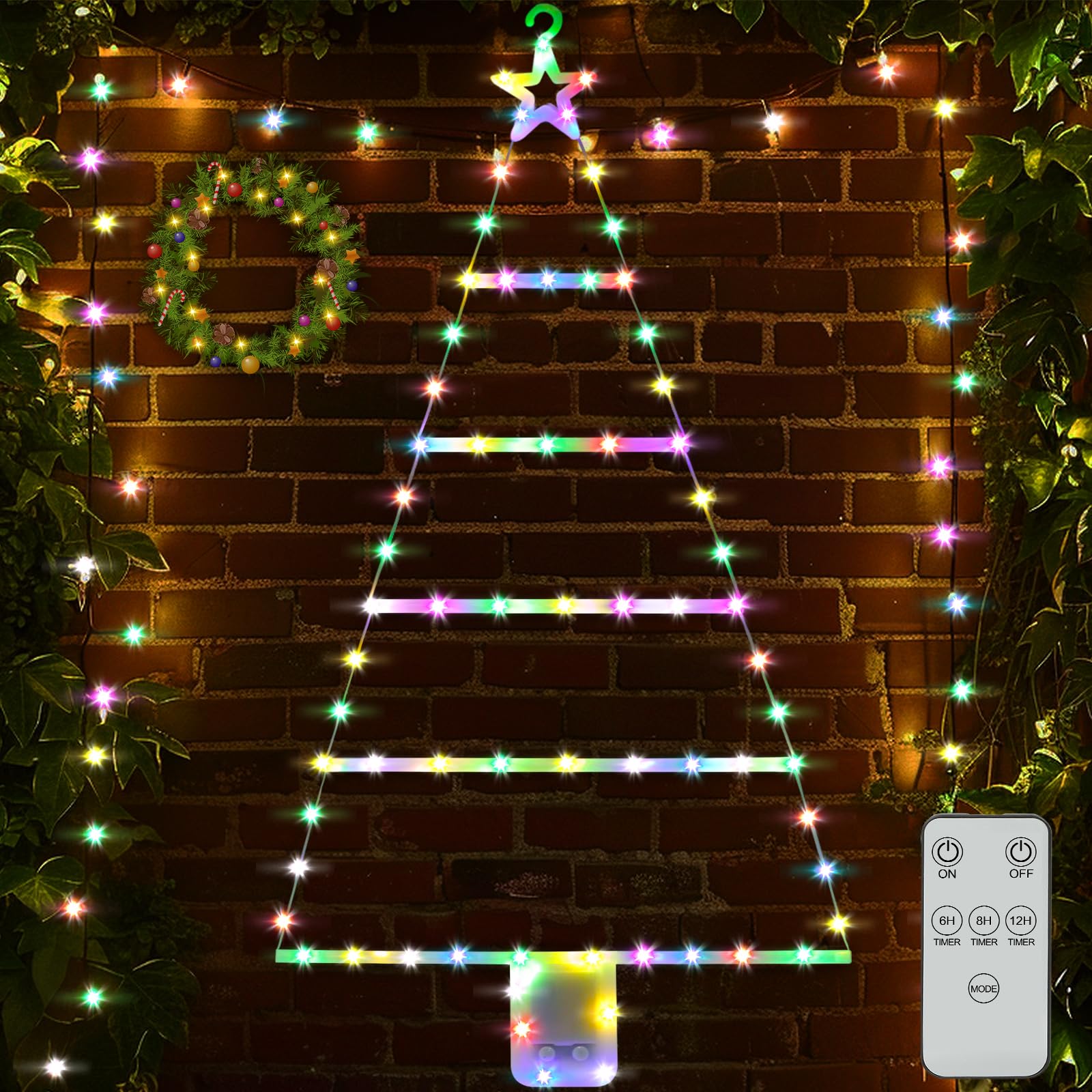 Guirlande lumineuse de Noël à piles
