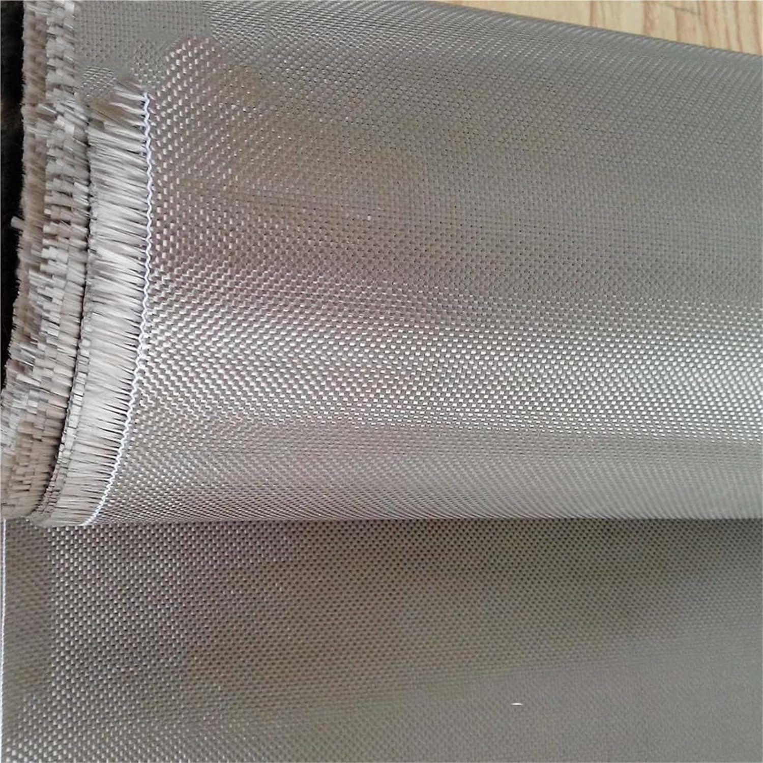 1X1 Meter Basalt Fiber Fabric Cloth - 200g Plain Weave, Fire Resistant, Ideal for Various Applications