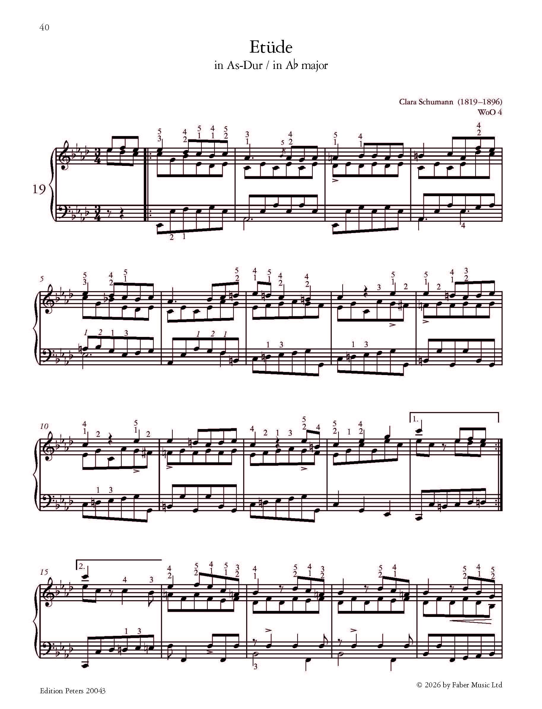 Études by Women Composers (Piano Solo) (EP20043)