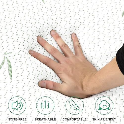 Miniatura 5 de MUUEGM Colchón individual de 8 pulgadas, colchón de espuma viscoelástica AeroFusion de gel refrescante, colchón individual en una caja, alivio de