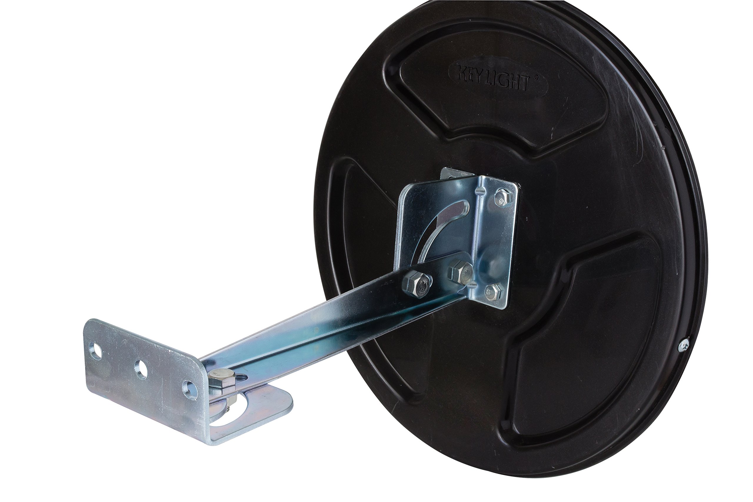 Arregui Miroir Convexe de sécurité et surveillance de 30 cm de diamètre, noir