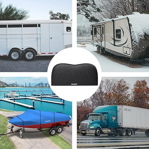 Miniatura 9 de RVMATE Fundas para neumáticos de caravana, cubierta de rueda de doble eje (paquete de 2) se adapta a neumáticos de 27 a 30 pulgadas de diámetro,