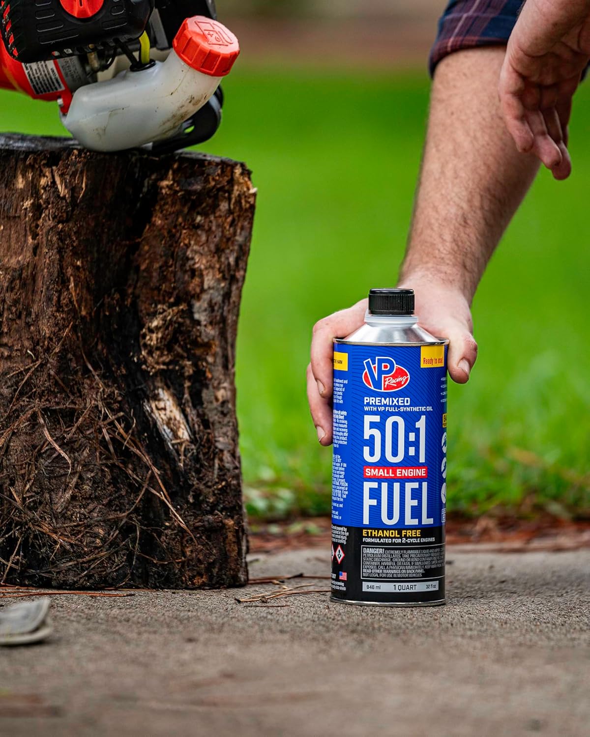 VP Racing Fuels 6232, Ready to Use, 50:1 Premixed 2-Cycle Small Engine Fuel (SEF) - 5 Gallon