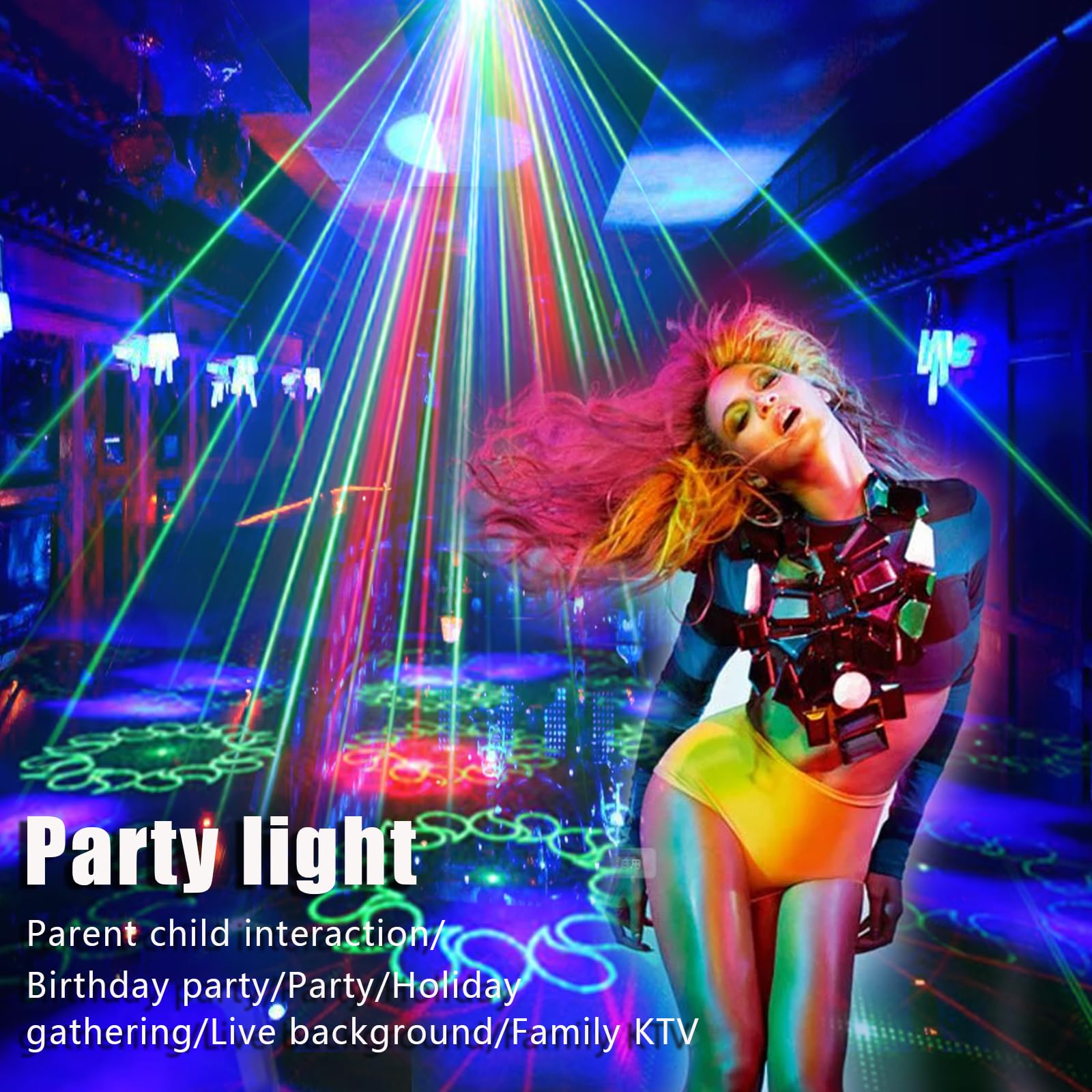Starry Sky Projector - Party Light & Night Light -4 Starry Sky Projector - Party Light & Night Light -4