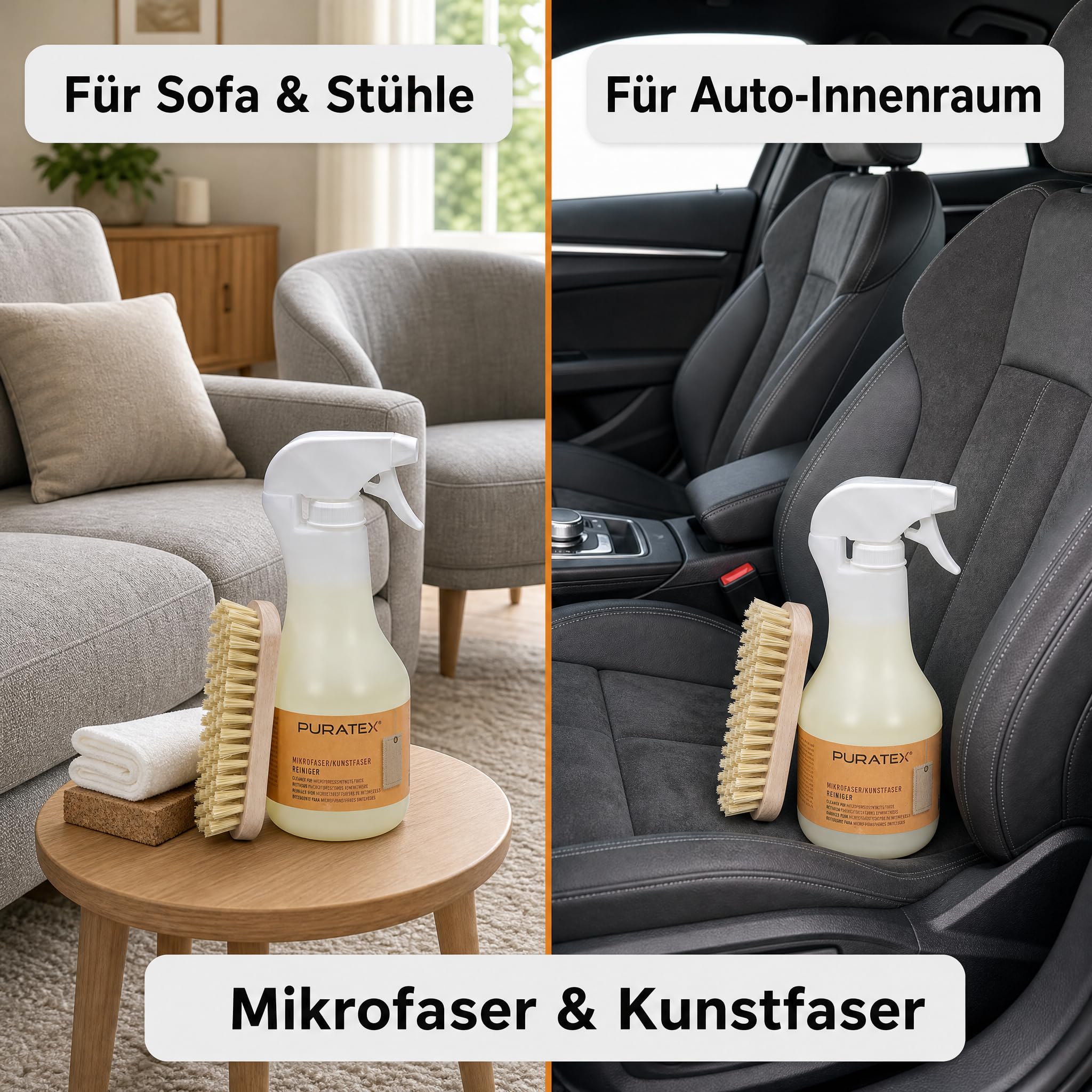 Mikrofaser Reinigungs-Set, 500 ml