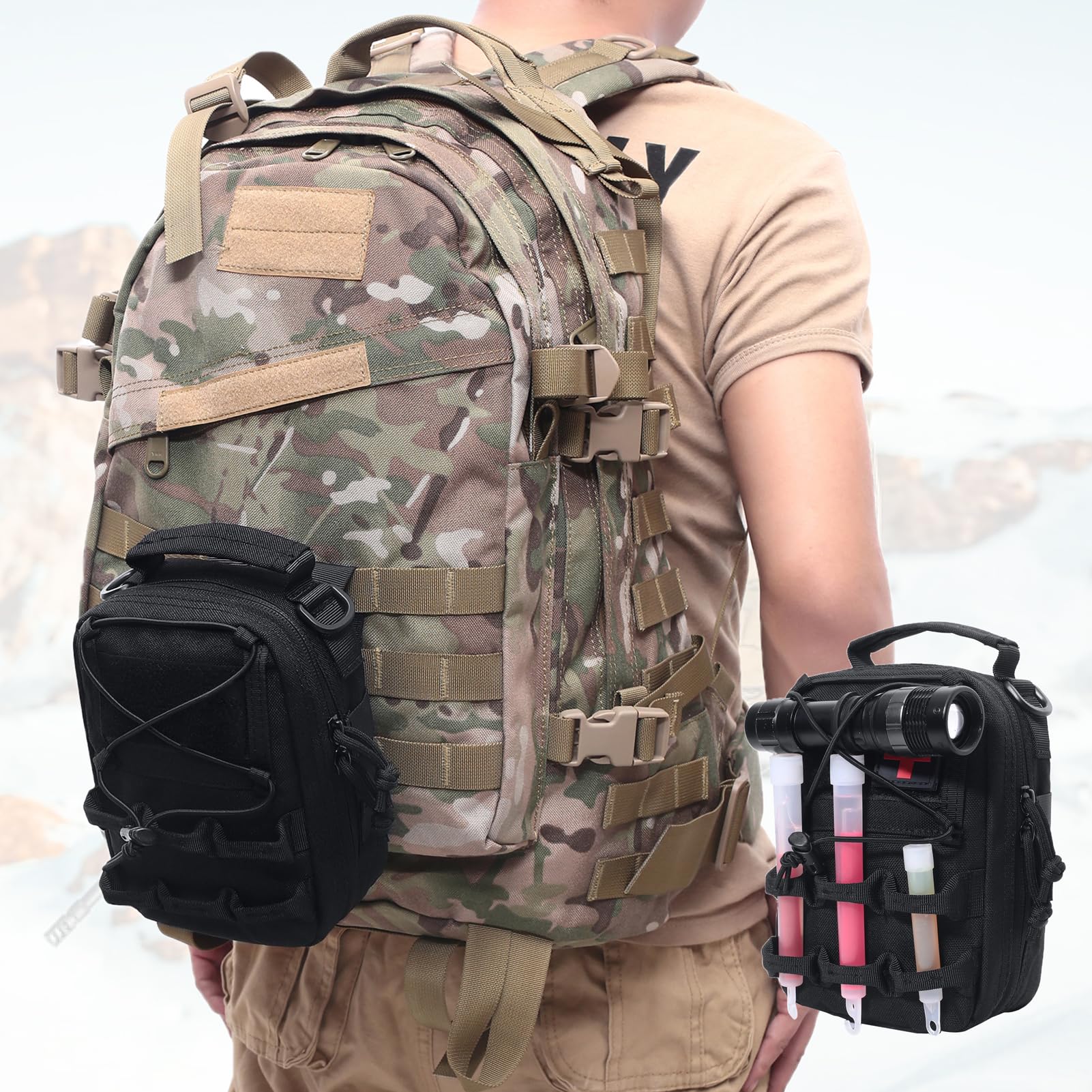 BDU TACTICAL MOLLE対応 ユーティリティポーチ Amazon | Azarxis