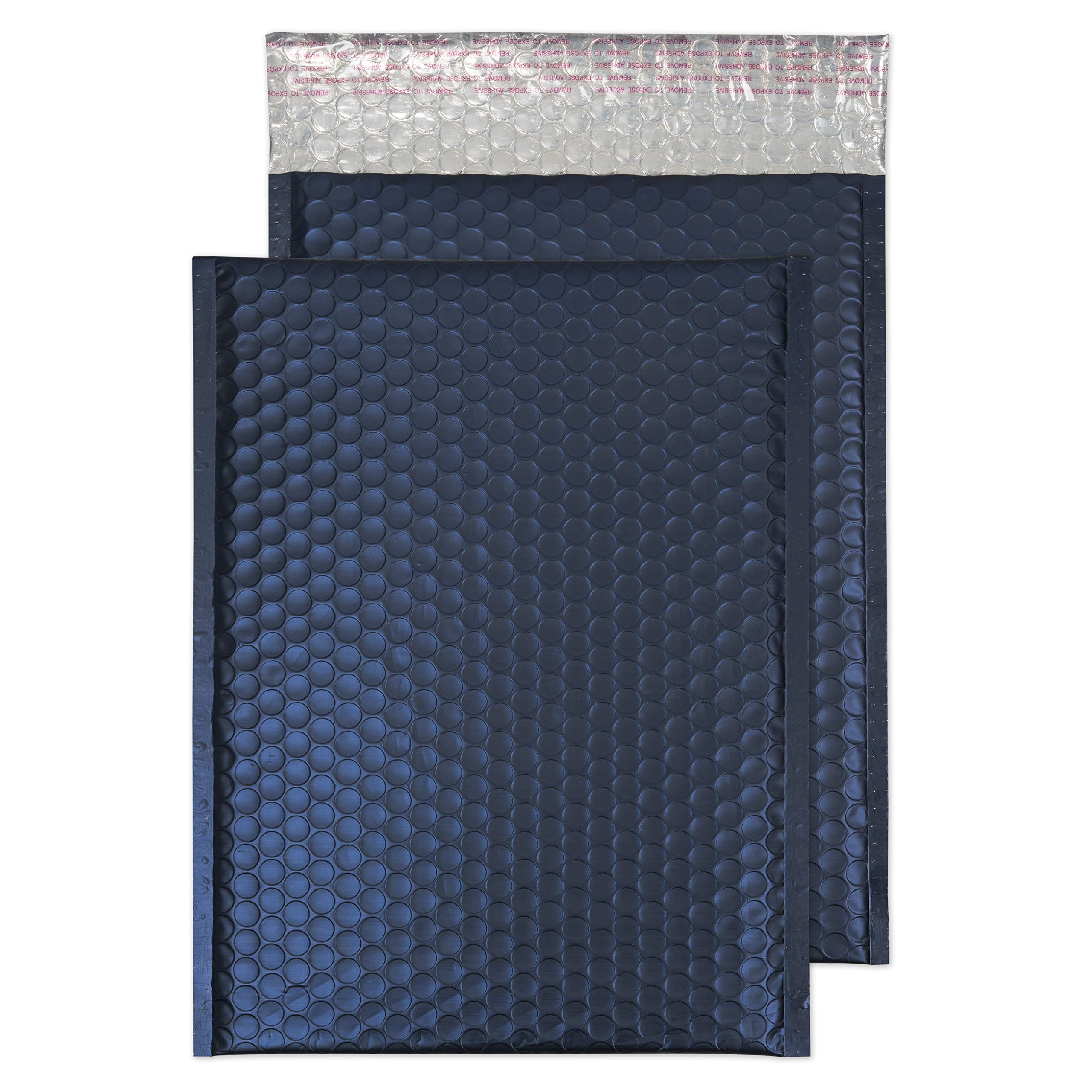 Blake Padded Bubble Mailer, 8 1/2 x 12 Inches, Protective Envelopes, Passport Blue, Peel & Seal (MTN305-76) - Pack of 100