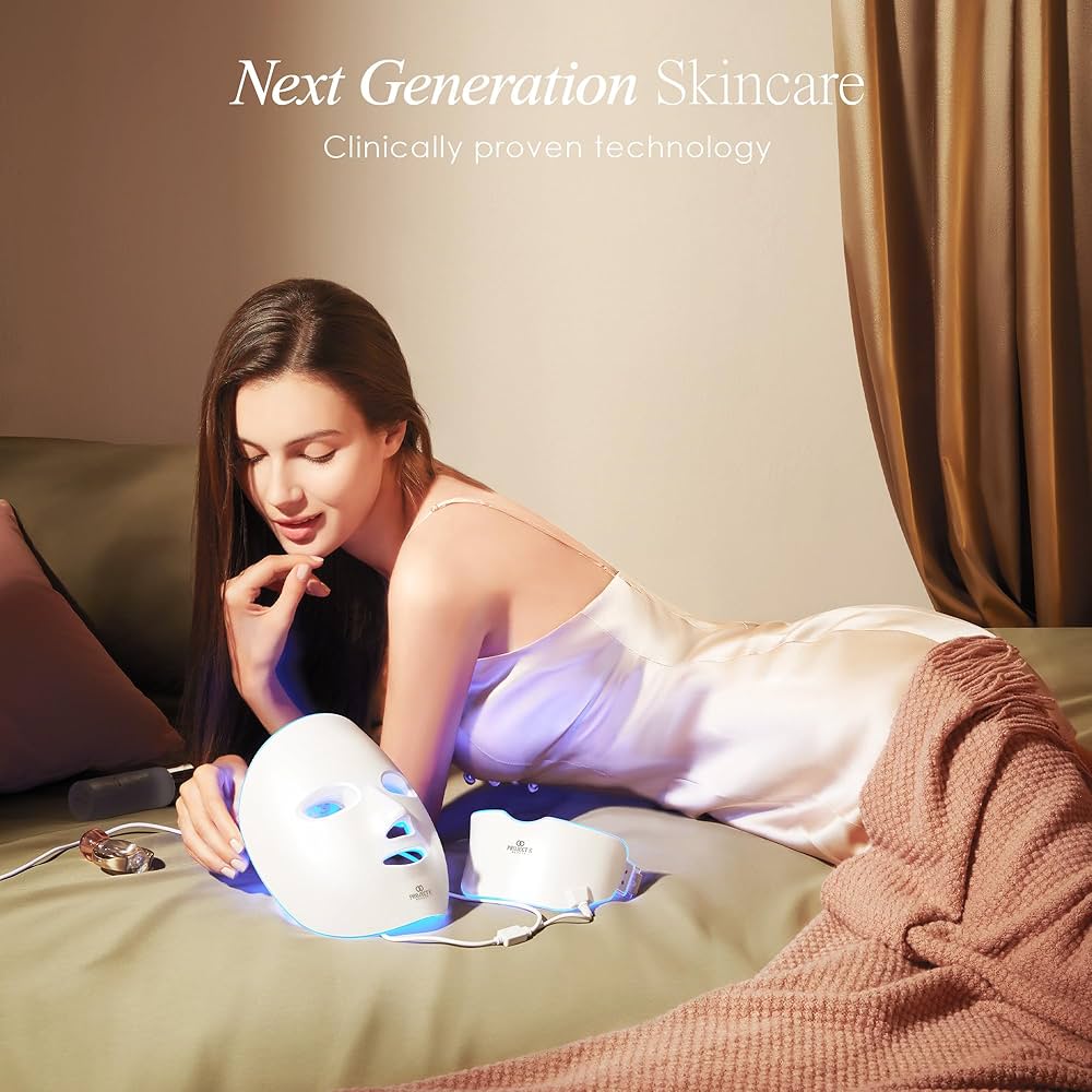 Project E Beauty 7色LED Amazon.com : Project E Beauty LightAura LED Face Mask 7