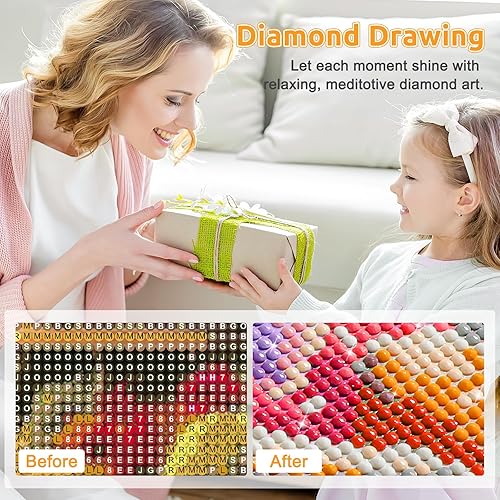 Miniatura 5 de EOBROMD Forest House - Kits de pintura de diamantes para adultos, kits de pintura de diamante 5D para principiantes, pintura de bricolaje con puntos