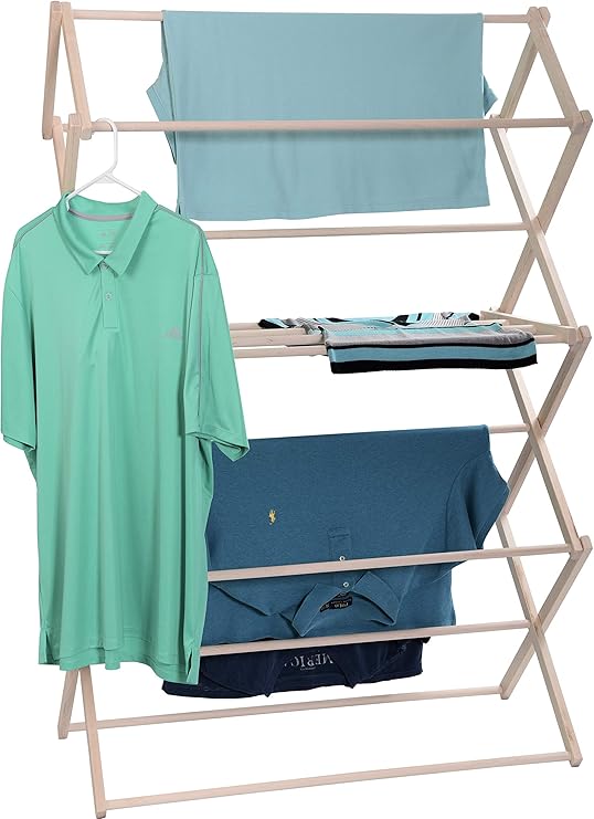 Pennsylvania Woodworks Clothes Drying Rack Solid Maple Hardwood