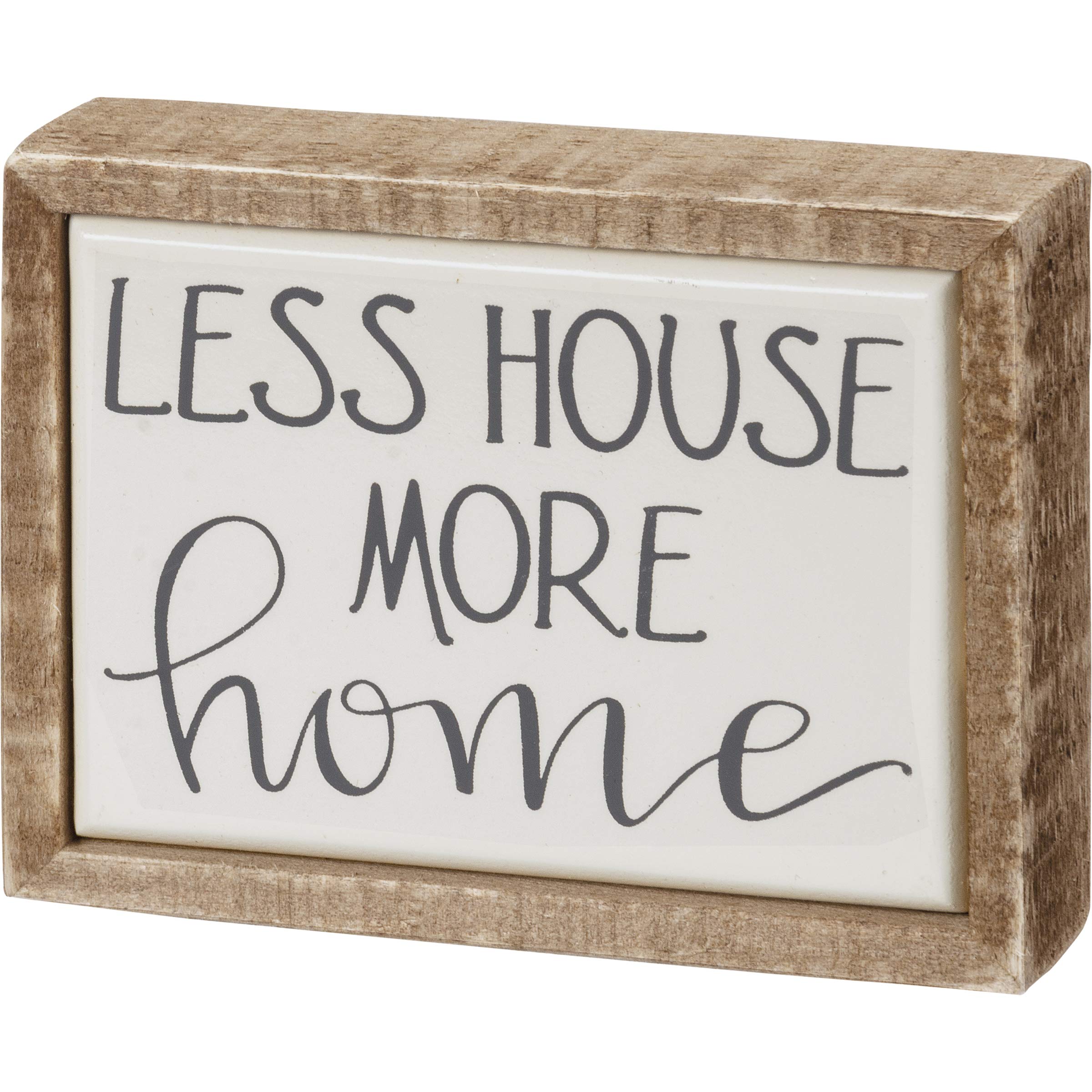 Primitives by Kathy Less House More Home Box Sign Mini